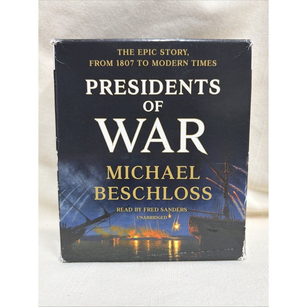 BOOK/AUDIOBOOK CD Michael Beschloss Presidential History PRESIDENTS OF WAR